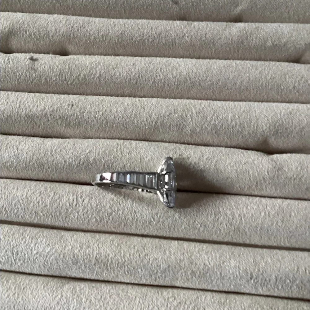 Silver Simulated Diamond Ring